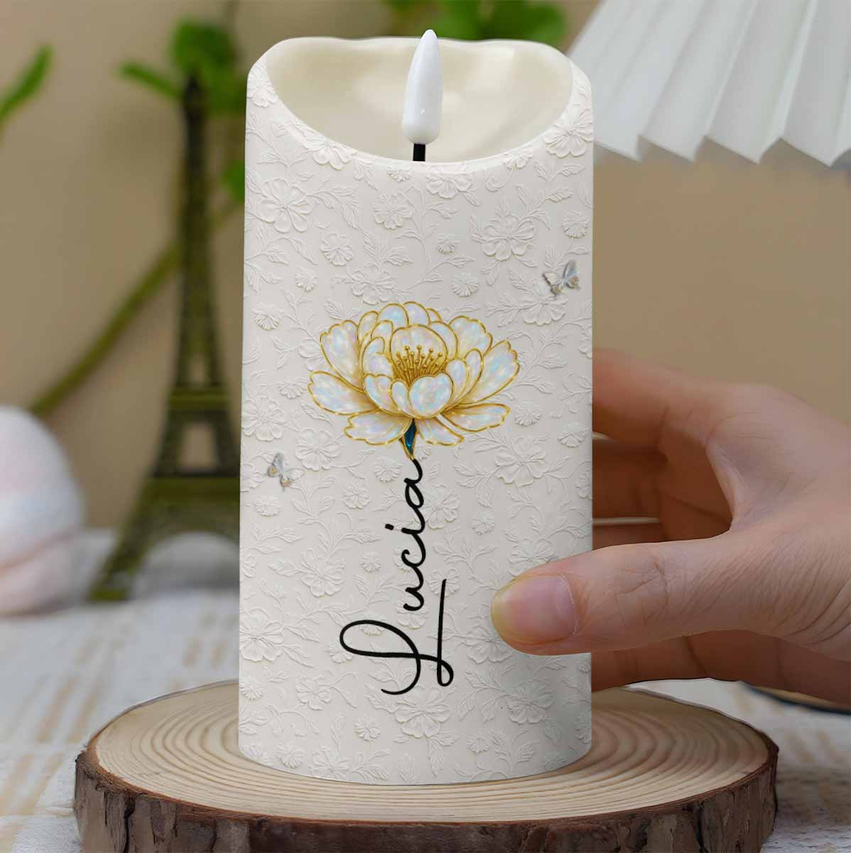 Always Remember You Are Braver Than You Believe - Personalized Custom LED Candle - GDT553_LECA