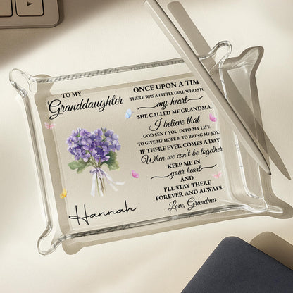 To My Granddaughter, Once Upon A Time, Flowers And Butterflies