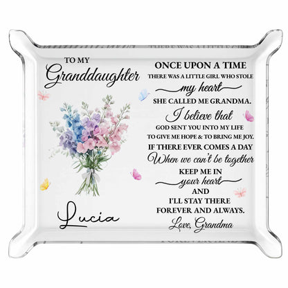 To My Granddaughter, Once Upon A Time, Flowers And Butterflies