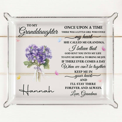 To My Granddaughter, Once Upon A Time, Flowers And Butterflies