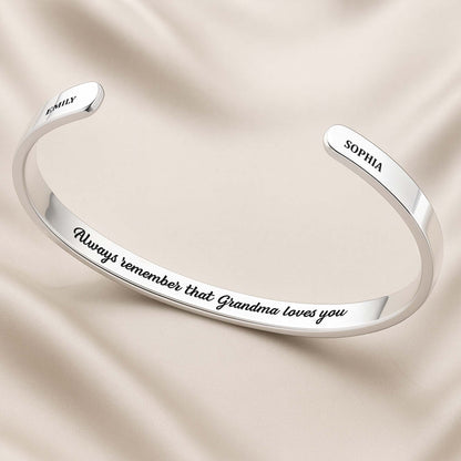 Always Remember That Grandma Loves You, Flowers And Butterflies