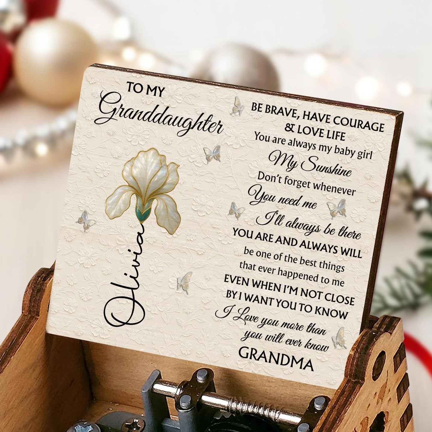 To My Granddaughter, Always My Sunshine