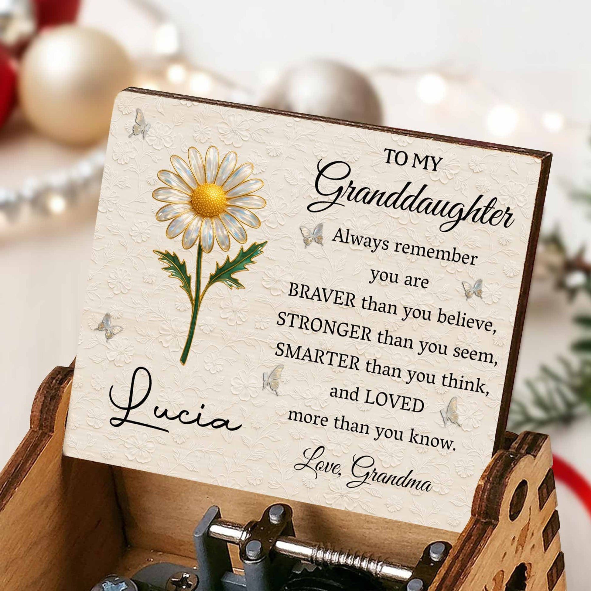 To My Granddaughter, Always Remember You Are Braver