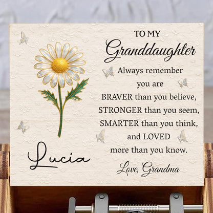 To My Granddaughter, Always Remember You Are Braver