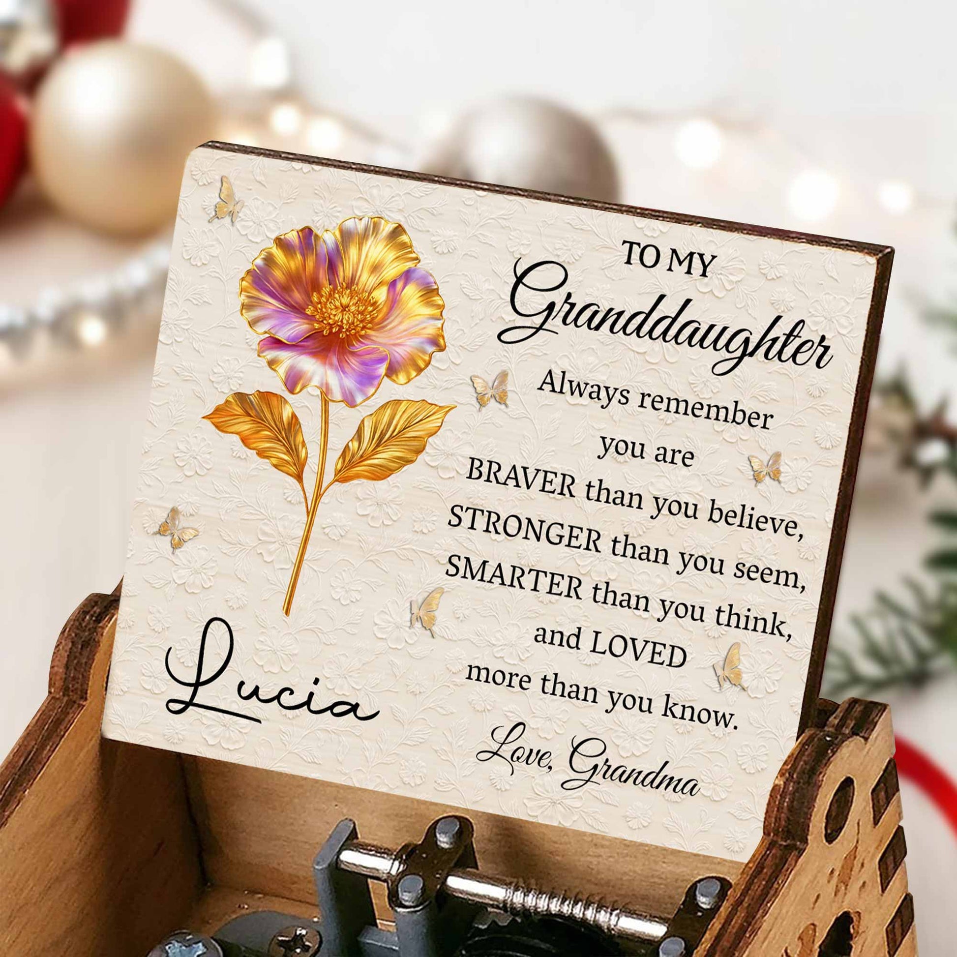 To My Granddaughter, Always Remember Bravery and Love