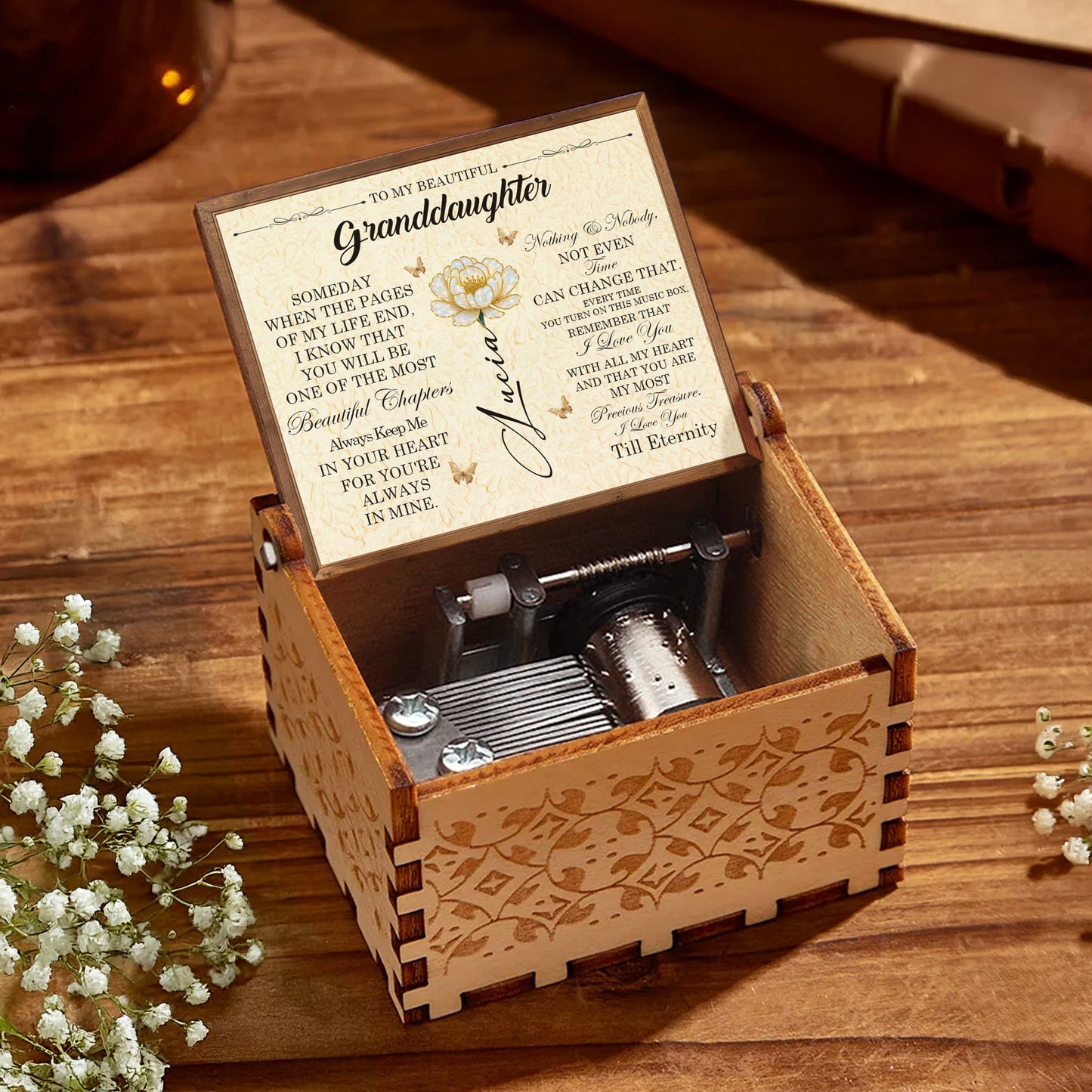 To My Beautiful Granddaughter, One Of The Most Beautiful Chapters