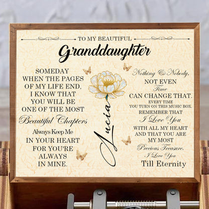 To My Beautiful Granddaughter, One Of The Most Beautiful Chapters