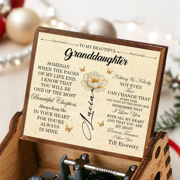 To My Beautiful Granddaughter, One Of The Most Beautiful Chapters