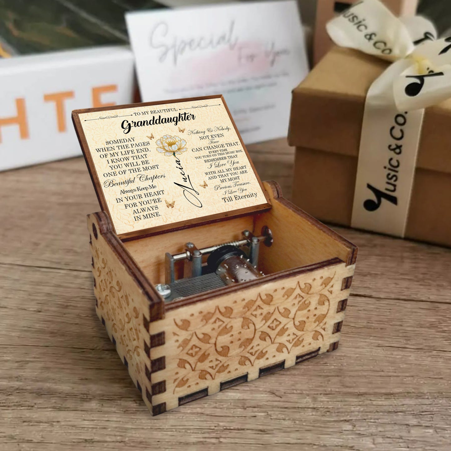 To My Beautiful Granddaughter, One Of The Most Beautiful Chapters