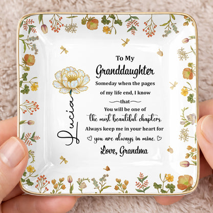 To My Granddaughter, Beautiful Life Chapters, Flowers