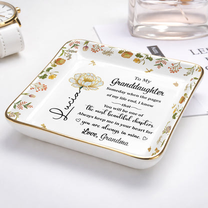 To My Granddaughter, Beautiful Life Chapters, Flowers