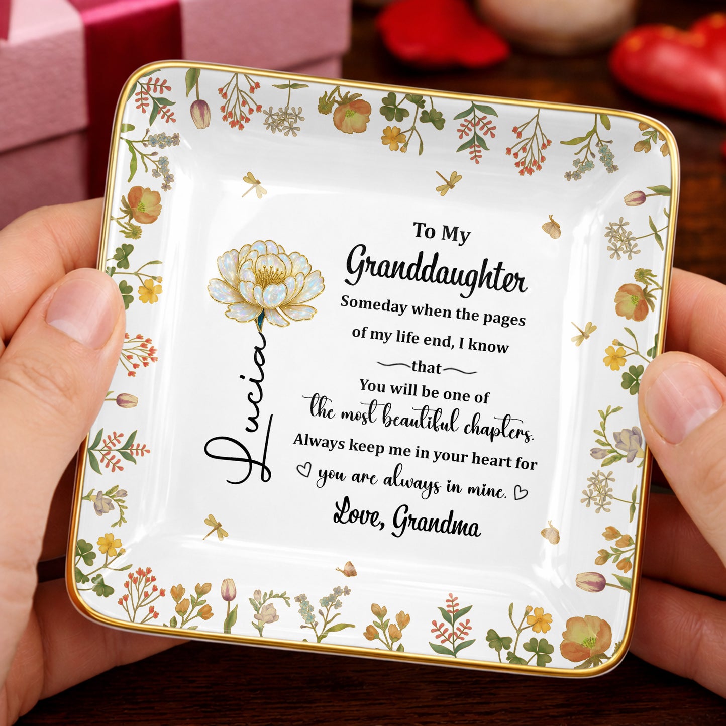 To My Granddaughter, Beautiful Life Chapters, Flowers