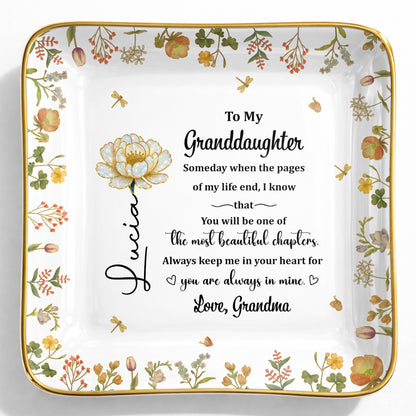 To My Granddaughter, Beautiful Life Chapters, Flowers