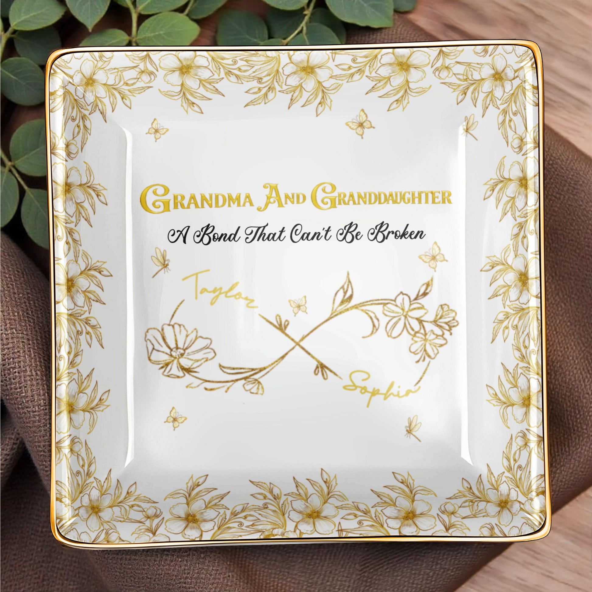 Grandma And Granddaughter, A Bond That Can't Be Broken, Flowers