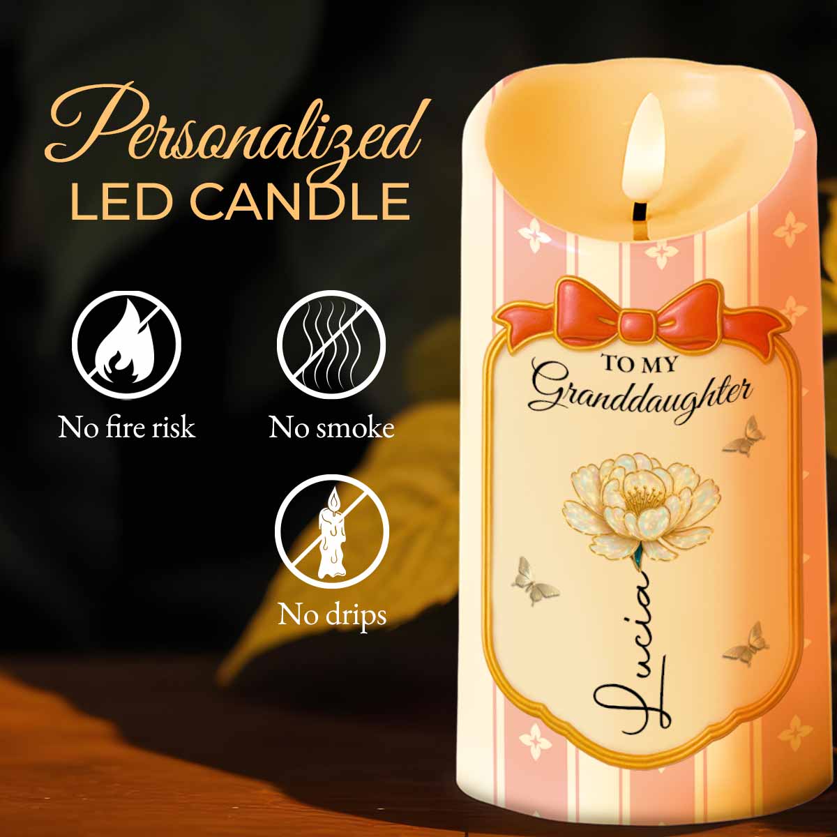 Once Upon A Time Little Girl Stole My Heart, Bow And Flower