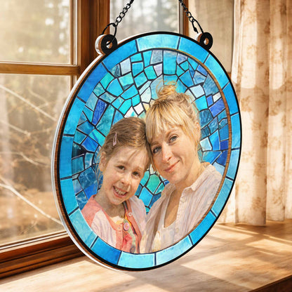 Timeless Bond Between Mother And Daughter Suncatcher