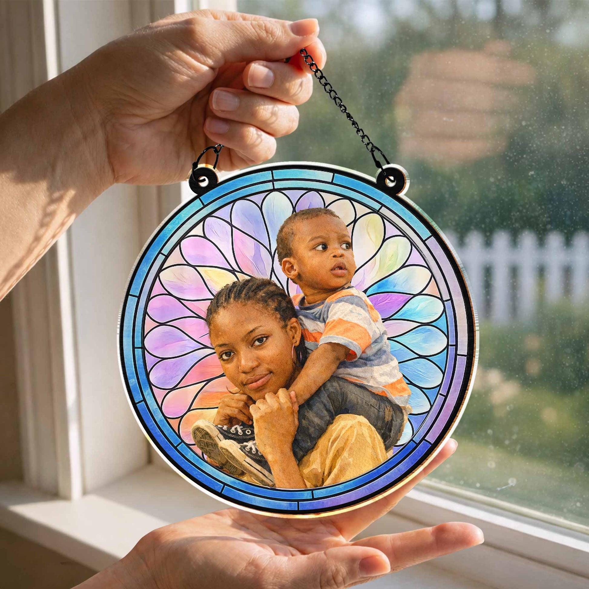 Timeless Bond Between Mother And Daughter Suncatcher