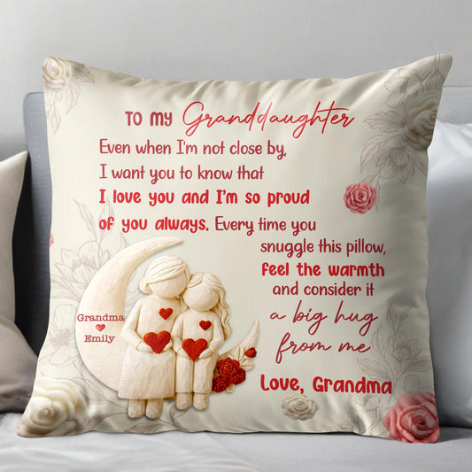 To My Granddaughter Feel The Warmth Moon And Roses