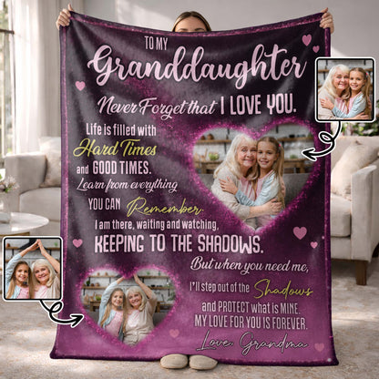 To My Granddaughter, Never Forget That I Love You, Hearts