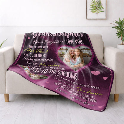 To My Granddaughter, Never Forget That I Love You, Hearts