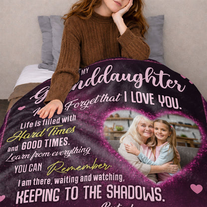 To My Granddaughter, Never Forget That I Love You, Hearts