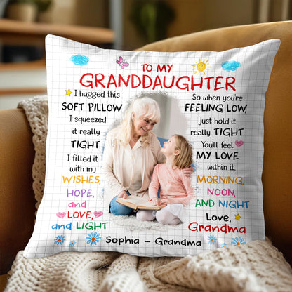To My Granddaughter, A Soft Pillow Filled With Love