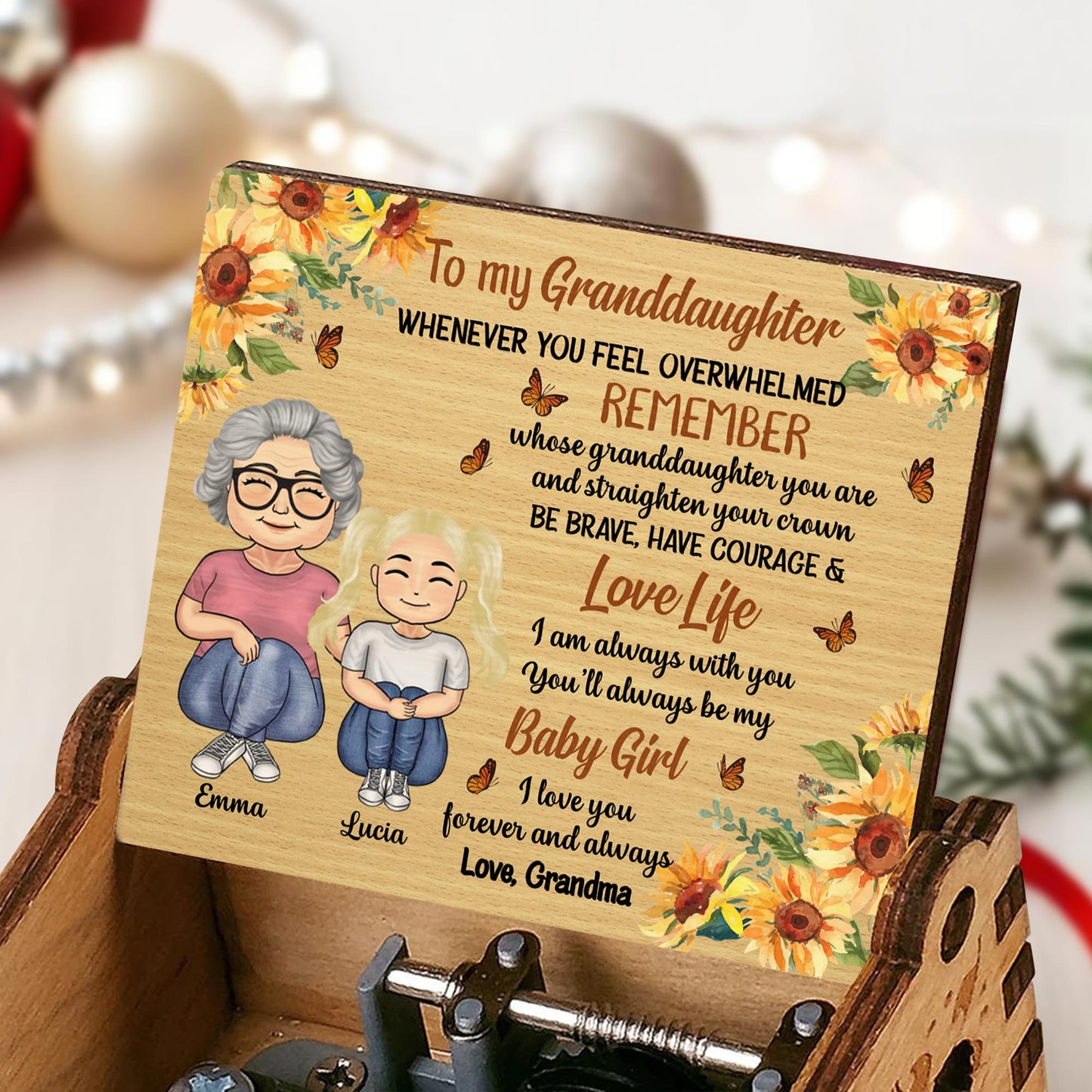 To My Granddaughter Remember Whose Granddaughter You Are