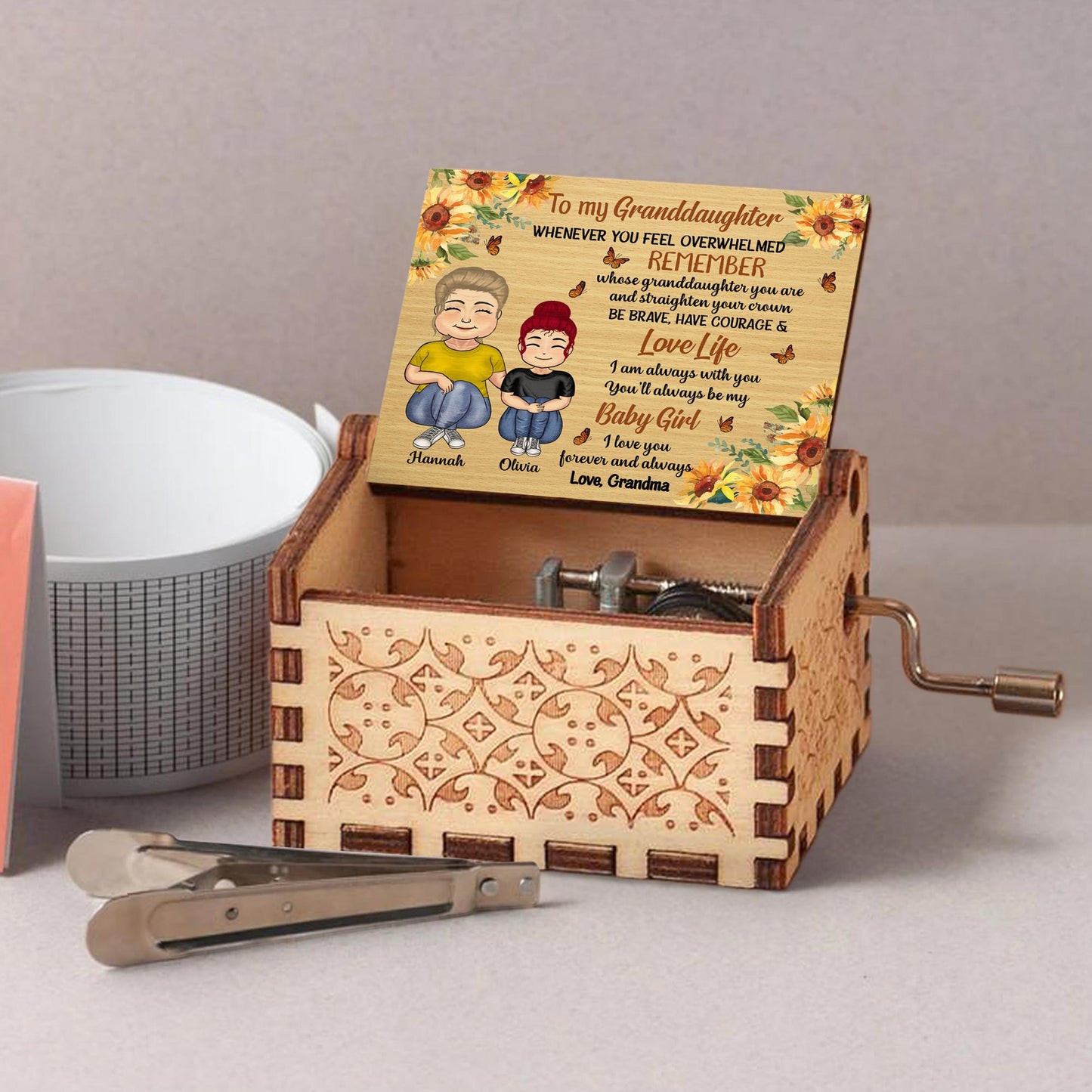 To My Granddaughter Remember Whose Granddaughter You Are