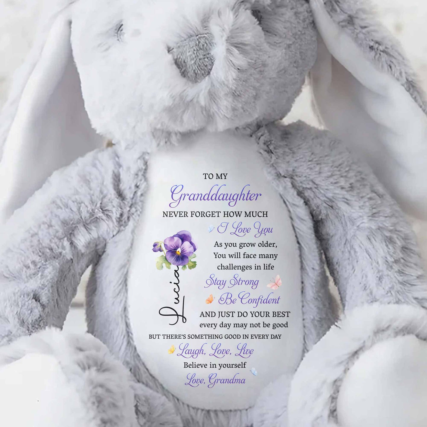 To My Granddaughter, Never Forget, Love, Believe