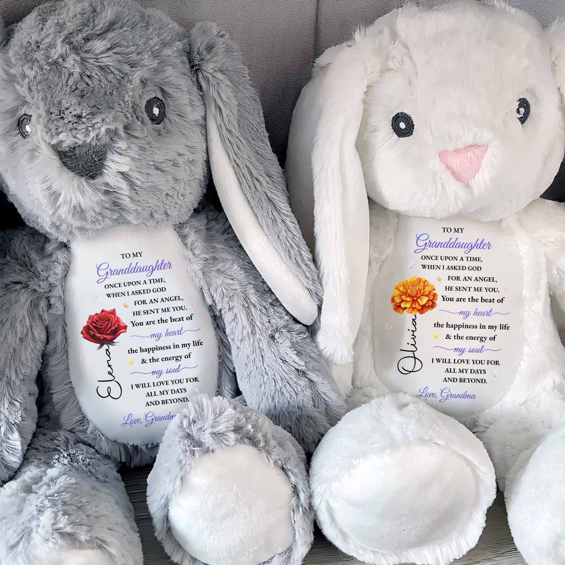 To My Granddaughter, Once Upon A Time With Flowers