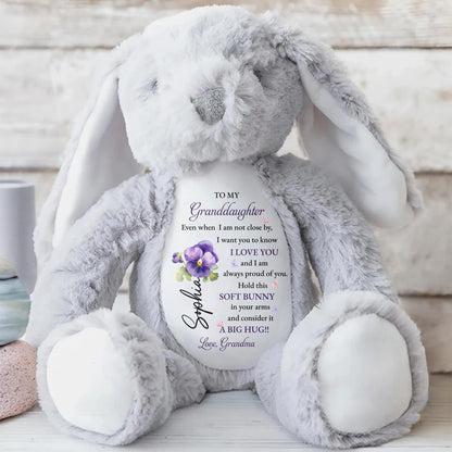 To My Granddaughter, Soft Bunny in Your Arms