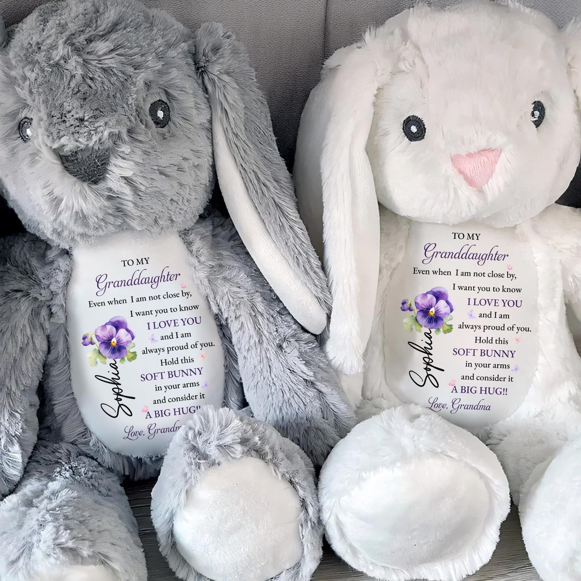 To My Granddaughter, Soft Bunny in Your Arms