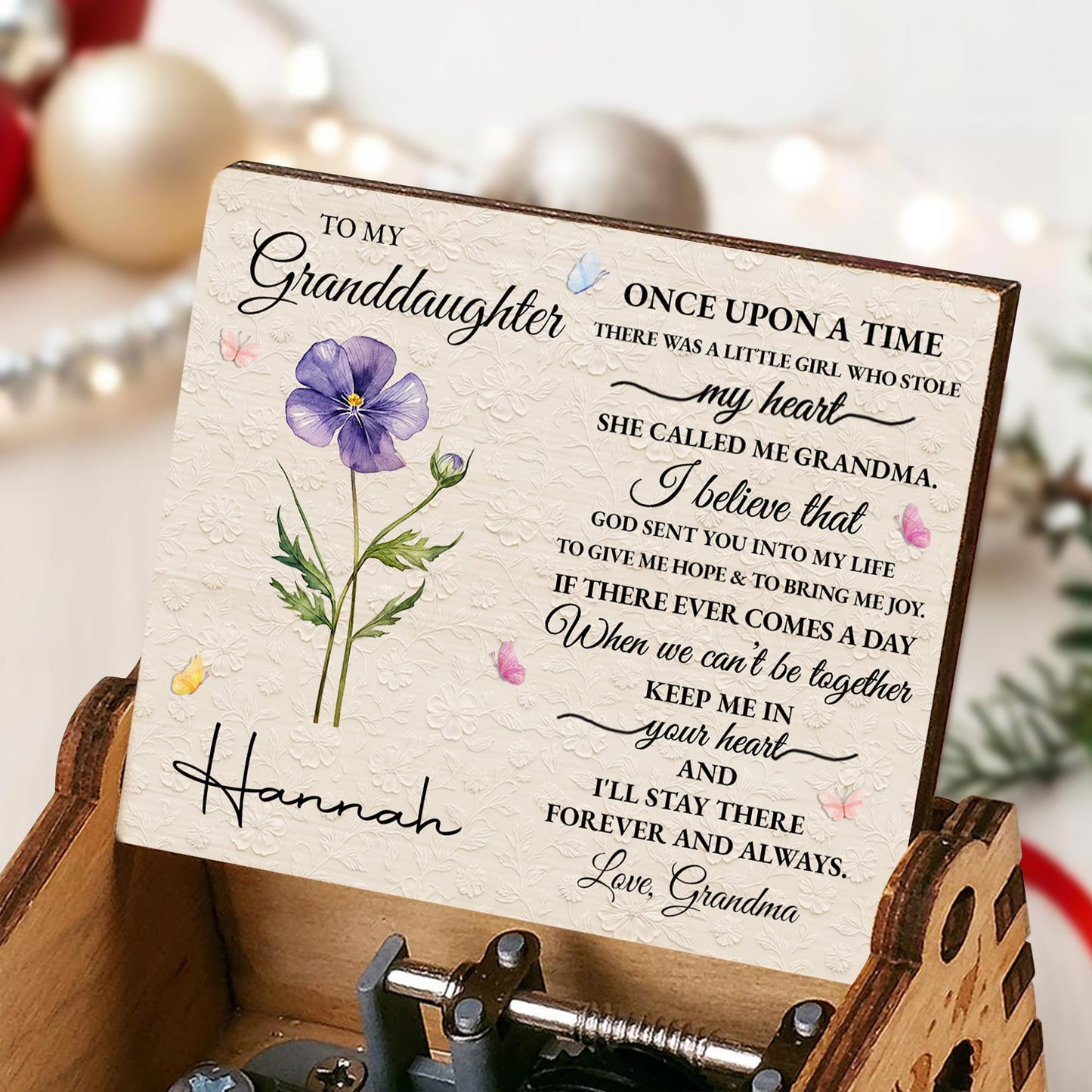 To My Granddaughter, Once Upon A Time, Love From Grandma