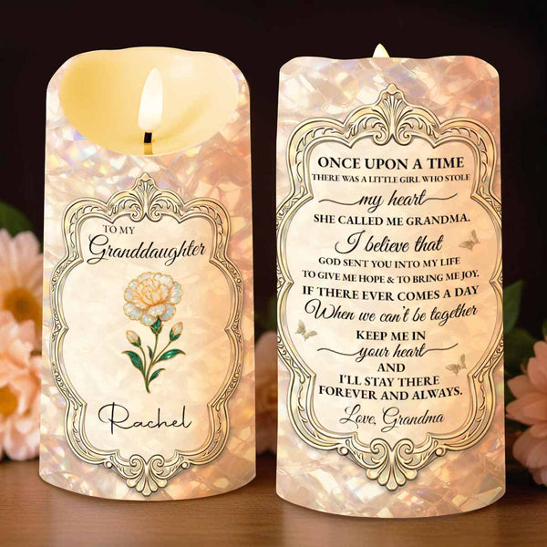 To My Granddaughter Once Upon A Time Flower And Butterfly