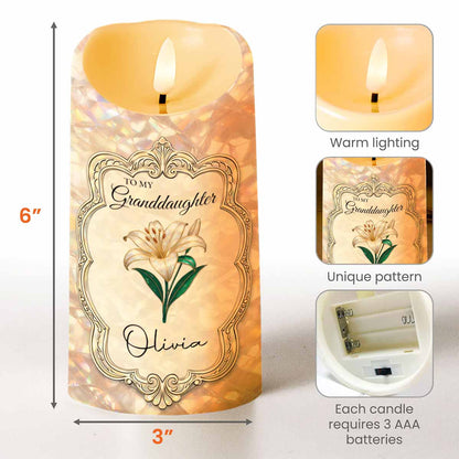 To My Granddaughter Once Upon A Time Flower And Butterfly