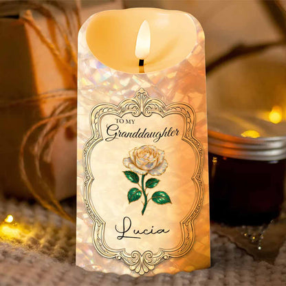 To My Granddaughter Once Upon A Time Flower And Butterfly