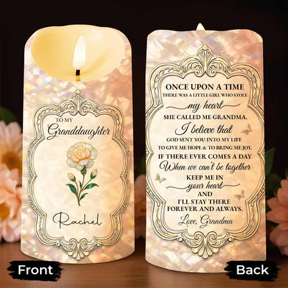 To My Granddaughter Once Upon A Time Flower And Butterfly