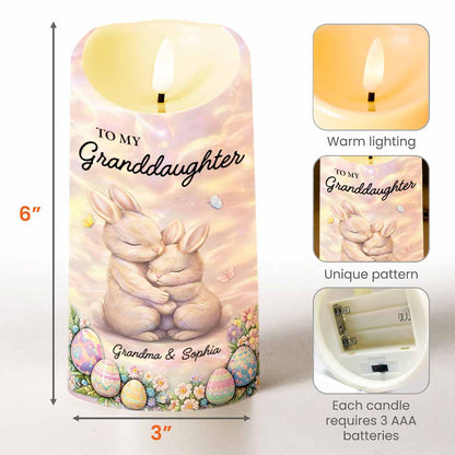 To My Granddaughter Leave A Little Sparkle Bunnies and Easter Eggs