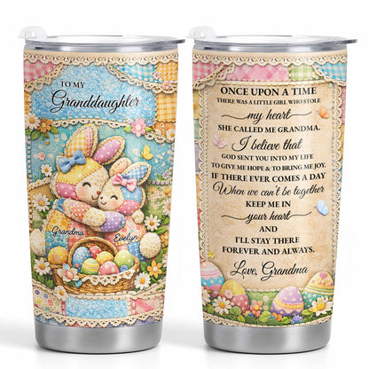 To My Granddaughter Once Upon A Time Bunnies And Easter Eggs