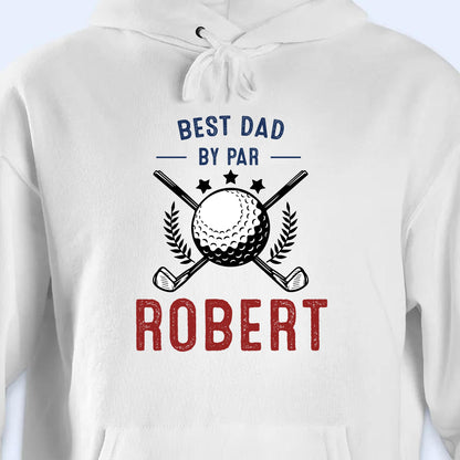 Best Dad By Par, Golf Ball and Golf Clubs