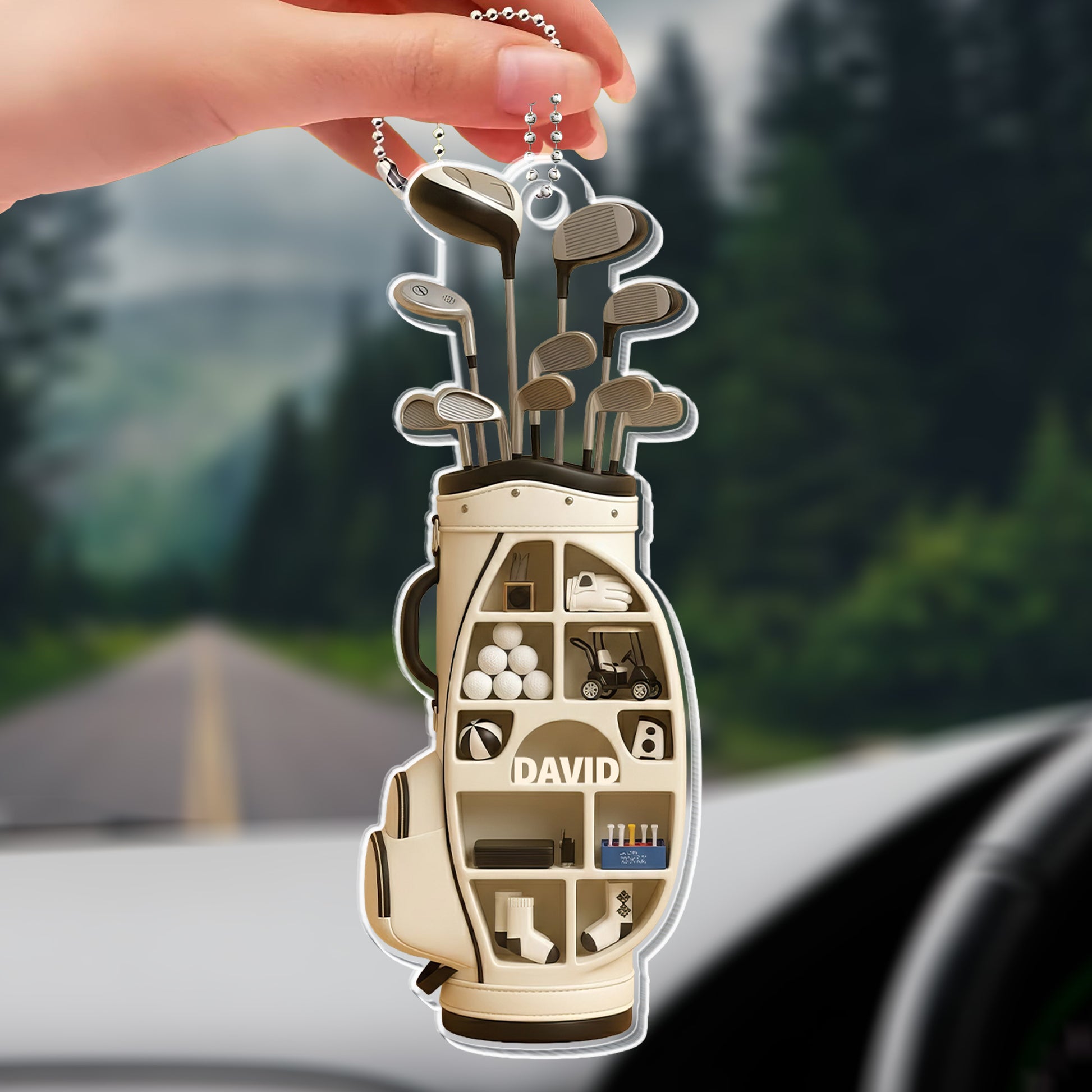 Celebrate Your Love For Golf With This Personalized Ornament