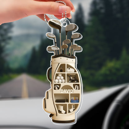 Celebrate Your Love For Golf With This Personalized Ornament