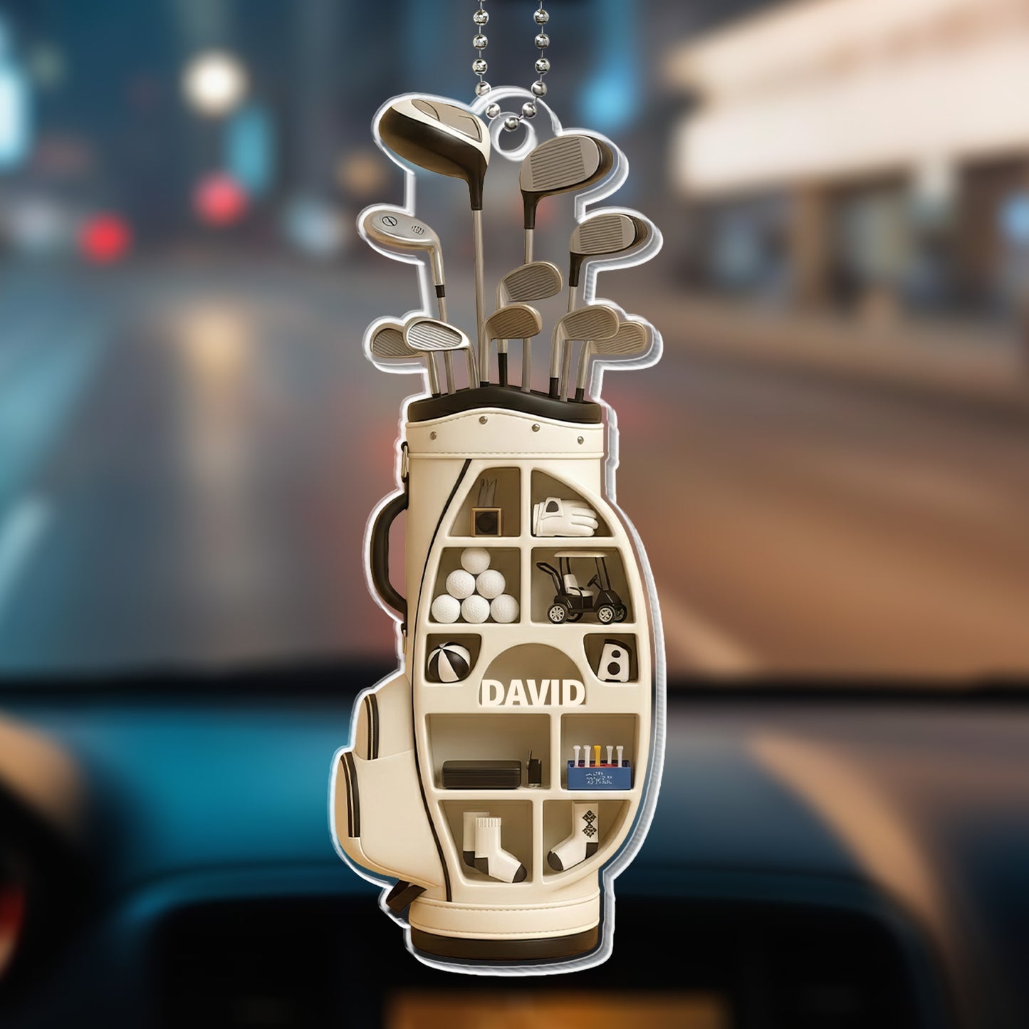 Celebrate Your Love For Golf With This Personalized Ornament