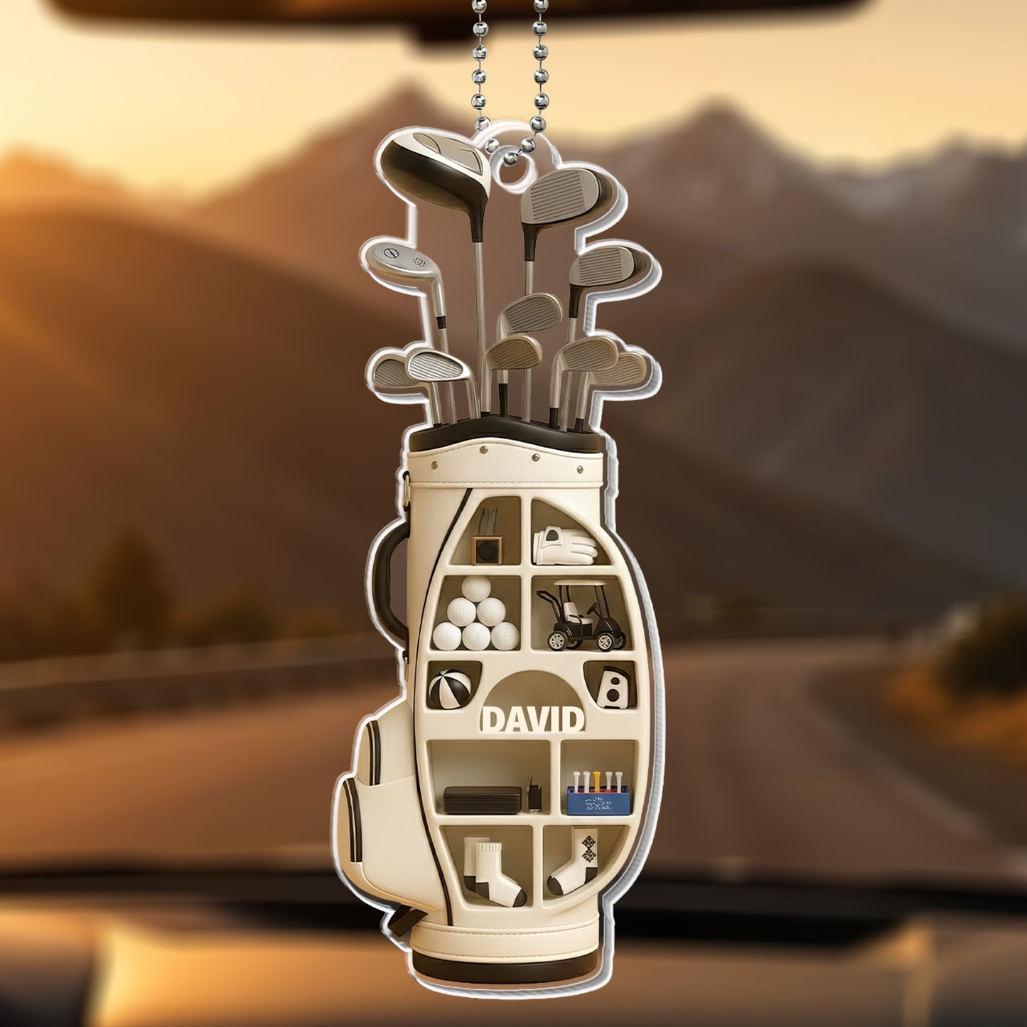 Celebrate Your Love For Golf With This Personalized Ornament