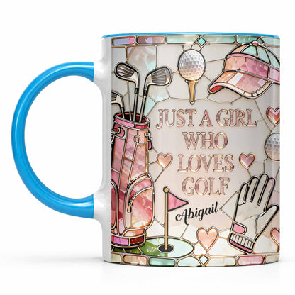 Just A Girl Who Loves Golf With Iconic Golf Accessories