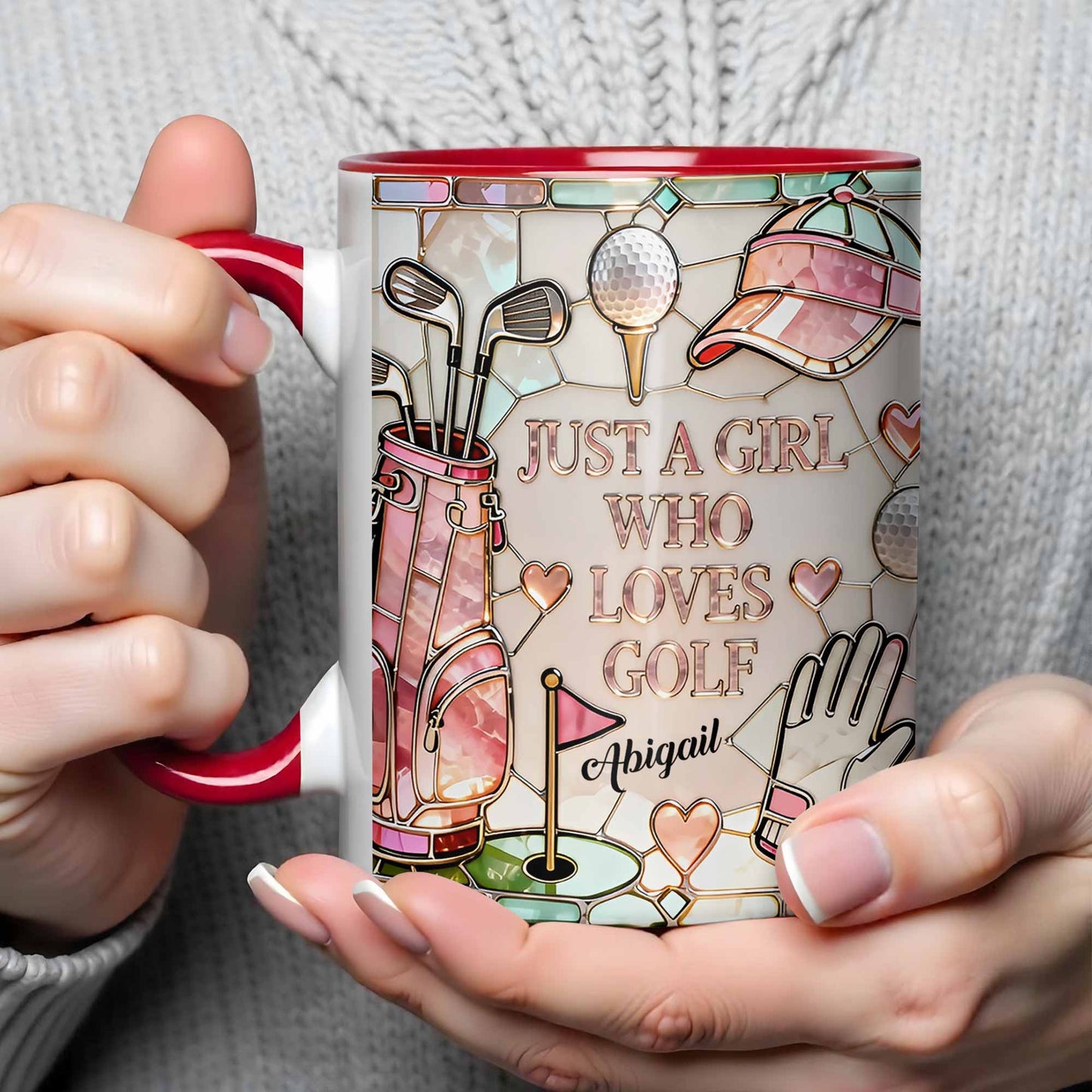 Just A Girl Who Loves Golf With Iconic Golf Accessories