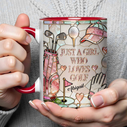 Just A Girl Who Loves Golf With Iconic Golf Accessories