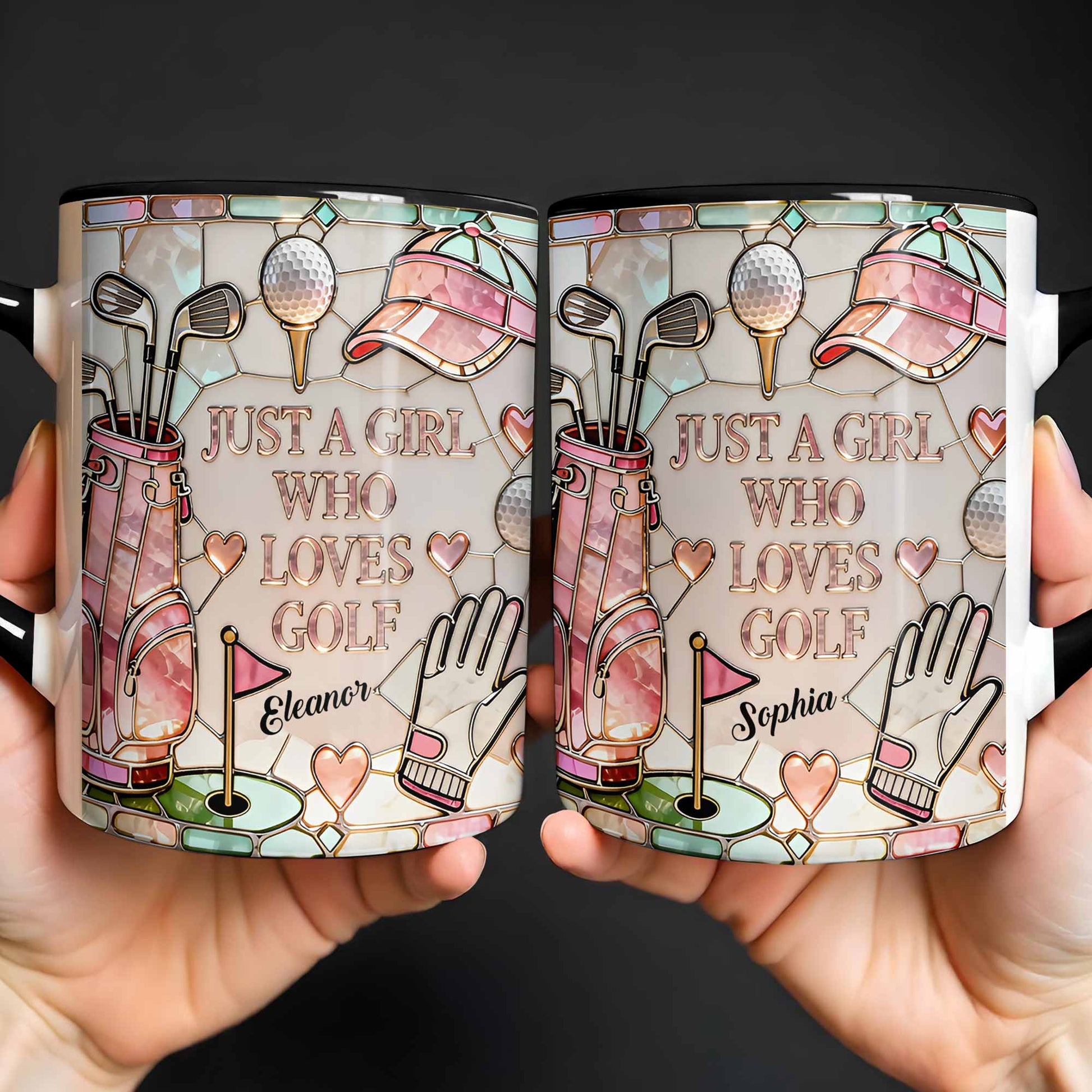 Just A Girl Who Loves Golf With Iconic Golf Accessories