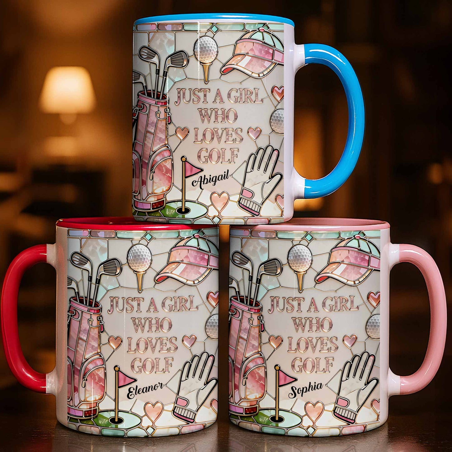 Just A Girl Who Loves Golf With Iconic Golf Accessories