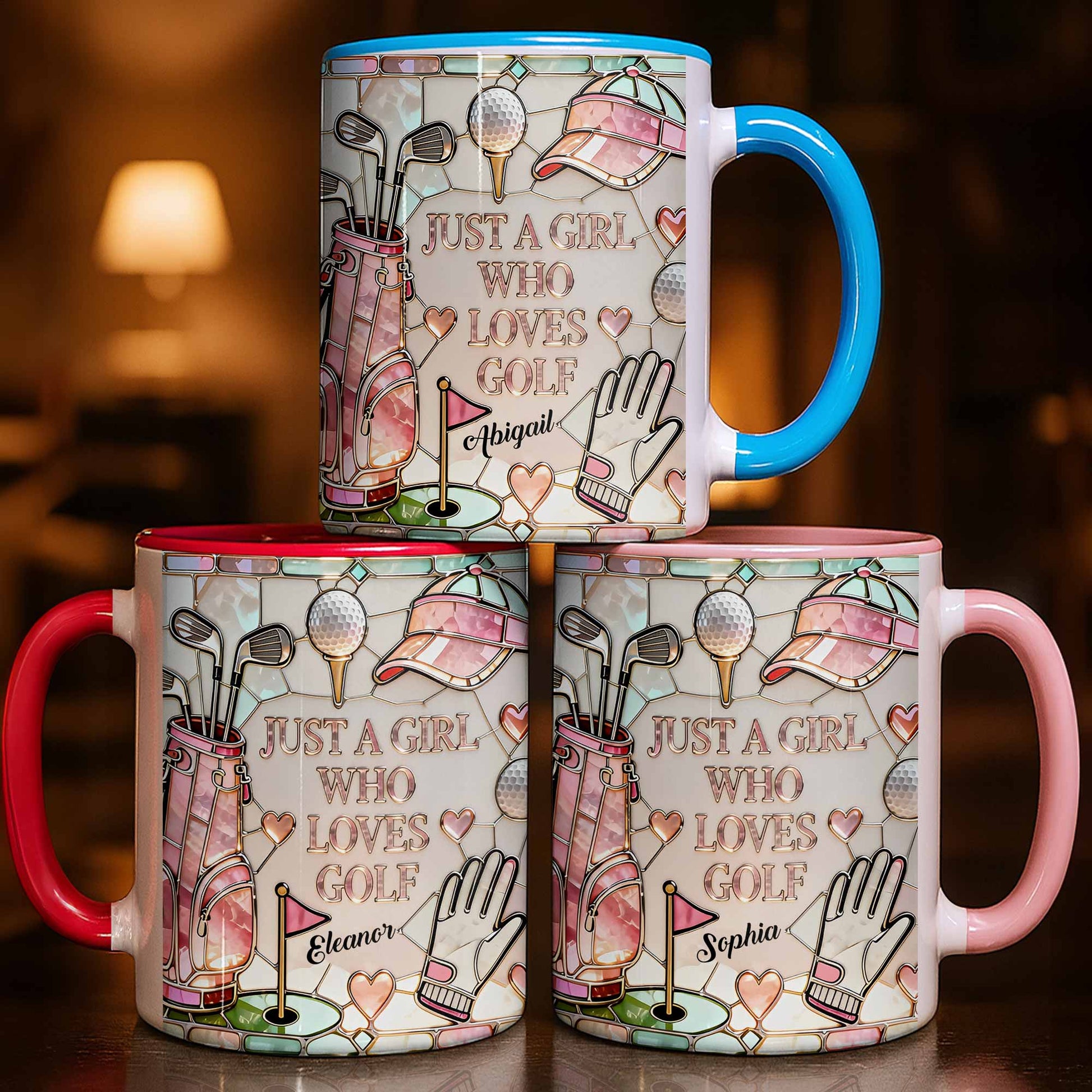 Just A Girl Who Loves Golf With Iconic Golf Accessories